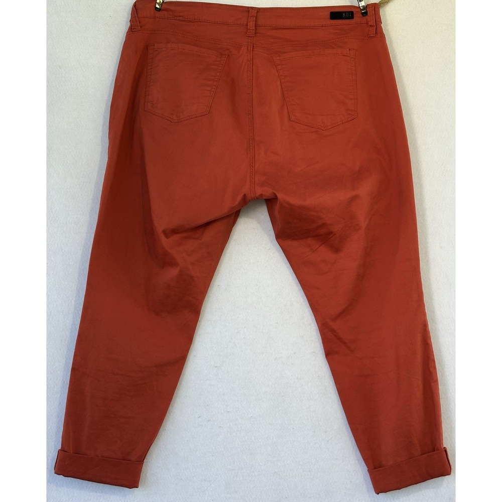 Kut From Kloth Boyfriend Pants Women's Size 16 W Orange - Picture 2 of 4